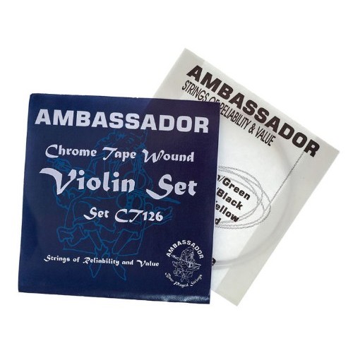 Ambassador Violin Chrome Tape Strings