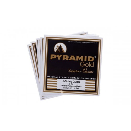 Pyramid Gold Flatwound 011-048